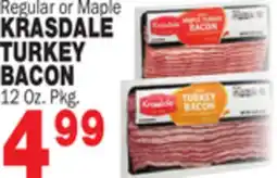 Bravo Supermarkets KRASDALE TURKEY BACON offer