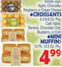 Bravo Supermarkets CROISSANTS, MINI MUFFINS offer