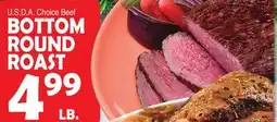 Bravo Supermarkets BOTTOM ROUND ROAST offer