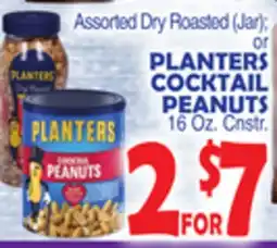 Bravo Supermarkets PLANTERS COCKTAIL PEANUTS offer