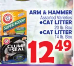 Bravo Supermarkets ARM & HAMMER CAT LITTER 20 lb. Box, CAT LITTER 14 lb. Box offer