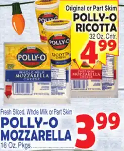 Bravo Supermarkets POLLY-O MOZZARELLA offer