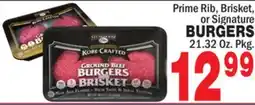 Bravo Supermarkets SIGNATURE BURGERS offer