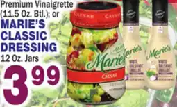 Bravo Supermarkets MARIE'S CLASSIC DRESSING offer