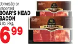 Bravo Supermarkets BOAR'S HEAD BACON offer
