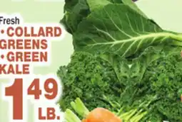 Bravo Supermarkets COLLARD GREENS, GREEN KALE offer