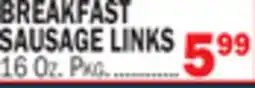 Bravo Supermarkets BREAKFAST SAUSAGE LINKS offer