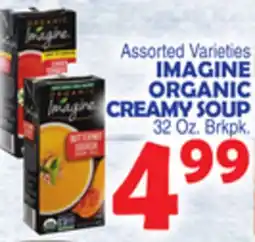 Bravo Supermarkets IMAGINE ORGANIC CREAMY SOUP offer