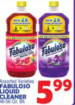 Bravo Supermarkets FABULOSO LIQUID CLEANER offer