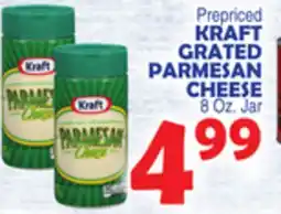Bravo Supermarkets KRAFT GRATED PARMESAN CHEESE offer