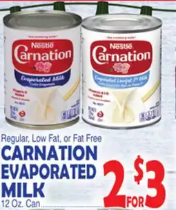 Bravo Supermarkets CARNATION EVAPORATED MILK offer