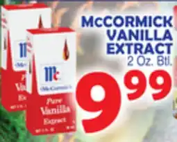 Bravo Supermarkets MCCORMICK VANILLA EXTRACT offer