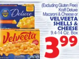 Bravo Supermarkets VELVEETA SHELLS & CHEESE offer