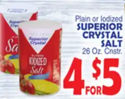 Bravo Supermarkets SUPERIOR CRYSTAL SALT offer