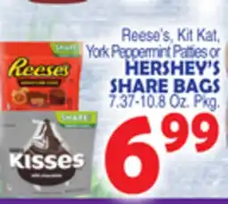 Bravo Supermarkets HERSHEY'S SHARE BAGS offer