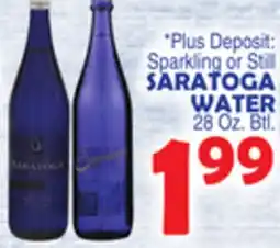 Bravo Supermarkets SARATOGA WATER offer
