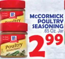 Bravo Supermarkets MCCORMICK POULTRY SEASONING offer