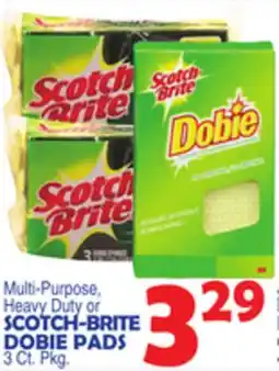 Bravo Supermarkets SCOTCH-BRITE DOBIE PADS offer