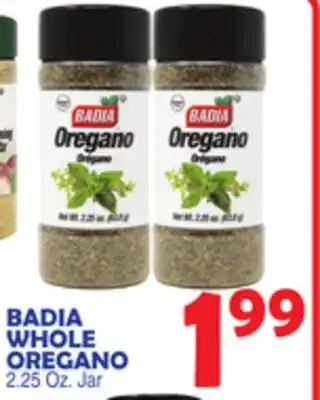 Bravo Supermarkets BADIA WHOLE OREGANO offer