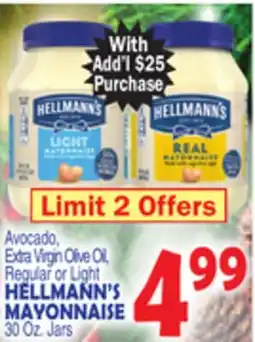 Bravo Supermarkets HELLMANN'S MAYONNAISE offer