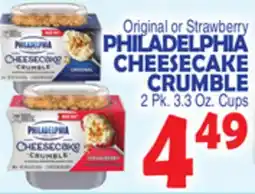 Bravo Supermarkets PHILADELPHIA CHEESECAKE CRUMBLE offer