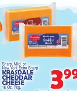 Bravo Supermarkets KRASDALE CHEDDAR CHEESE offer