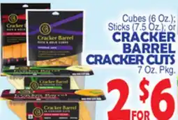 Bravo Supermarkets CRACKER BARREL CRACKER CUTS offer