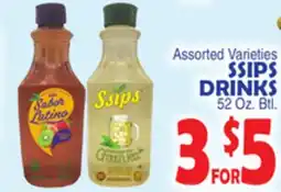 Bravo Supermarkets SSIPS DRINKS offer