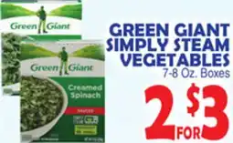 Bravo Supermarkets GREEN GIANT SIMPLY STEAM VEGETABLES offer