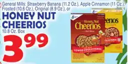 Bravo Supermarkets HONEY NUT CHEERIOS 10.8 Oz. Box offer