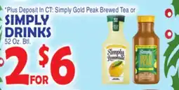 Bravo Supermarkets SIMPLY DRINKS offer