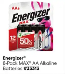Lowe's Energizer 8-Pack MAX AA Alkaline Batteries offer