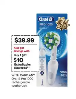 CVS ANY Oral-B Pro 1000 rechargeable toothbrush offer
