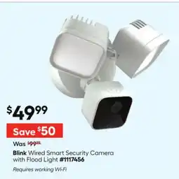 Lowe's Blink Wired Smart Security Camera with Flood Light offer