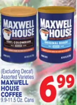 Bravo Supermarkets MAXWELL HOUSE COFFEE offer