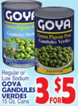 Bravo Supermarkets GOYA GANDULES VERDES offer