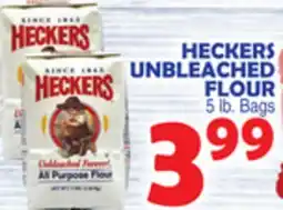 Bravo Supermarkets HECKERS UNBLEACHED FLOUR offer