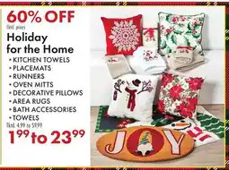 Boscov's Holiday for the Home offer