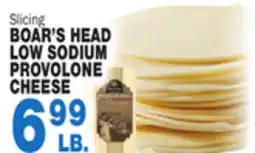 Bravo Supermarkets BOAR'S HEAD LOW SODIUM PROVOLONE CHEESE offer