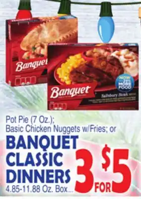 Bravo Supermarkets BANQUET CLASSIC DINNERS offer
