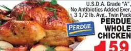 Bravo Supermarkets PERDUE WHOLE CHICKEN offer