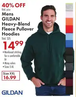 Boscov's Mens GILDAN Heavy-Blend Fleece Pullover Hoodies offer
