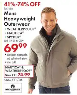 Boscov's Mens Heavyweight Outerwear offer