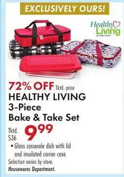 Boscov's HEALTHY LIVING 3-Piece Bake & Take Set offer