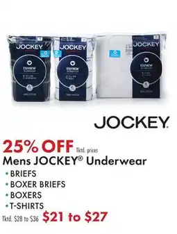 Boscov's Mens JOCKEY Underwear offer