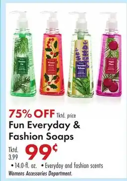 Boscov's Fun Everyday & Fashion Soaps offer
