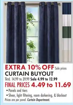 Boscov's CURTAIN BUYOUT offer