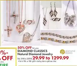 Boscov's DIAMOND CLASSICS Natural Diamond Jewelry offer