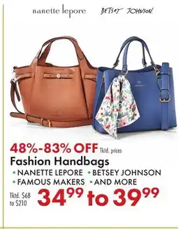 Boscov's Fashion Handbags offer