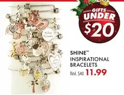 Boscov's SHINE INSPIRATIONAL BRACELETS offer